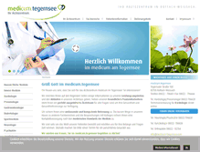 Tablet Screenshot of medicum-tegernsee.com